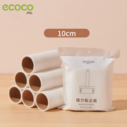 رولات Ecoco اللاصقة لمزيل الوبر (مقاس 10 سم - 2 رول)